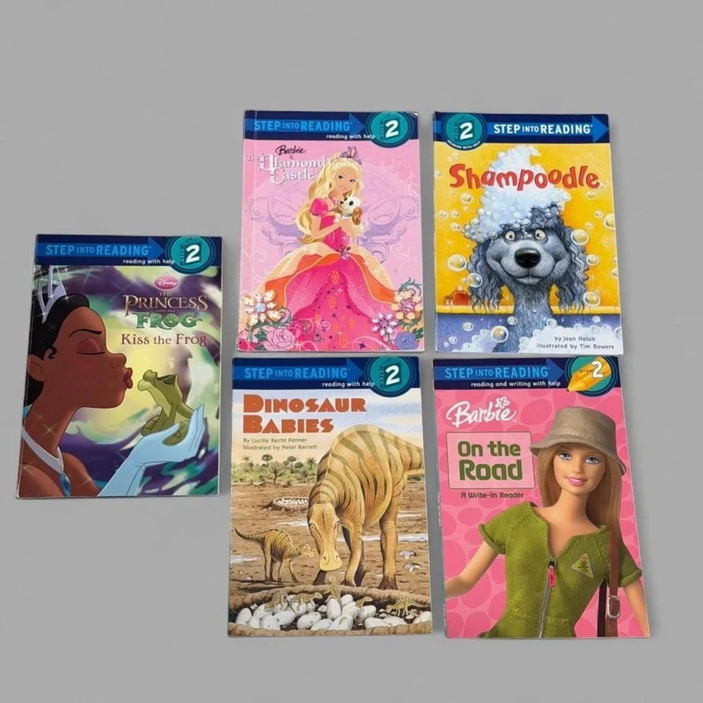 Step Into Reading Level 2 Early Readers 5 Book Set